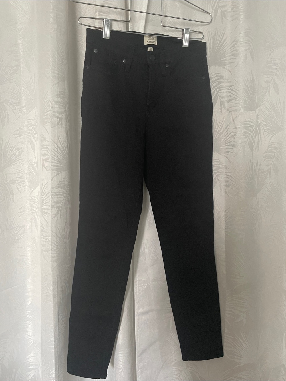J. Crew High-Rise Black Slim Jeans